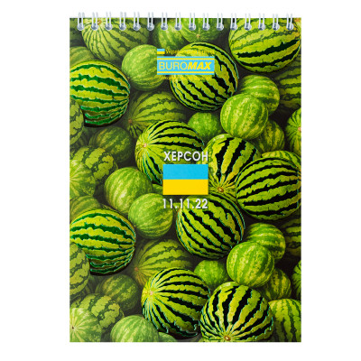 Блокнот Buromax на пружині зверху Patriot HEROIC CITIES A5 48 аркушів у клітину (BM.24545108) Вінниця - фото 3