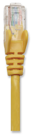 Патчкорд UTP Cat.5e ( 7.5м жовтий), Intellinet, Біметал, ССА Винница - изображение 3