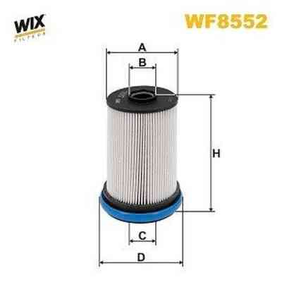 Фільтр паливний Wixfiltron WF8552 Вінниця