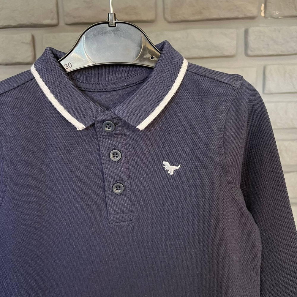 Дитяча Кофта Поло для Хлопчика George Темно-синя 5-6 років (110-116см) пакунок малюка Киев - изображение 2