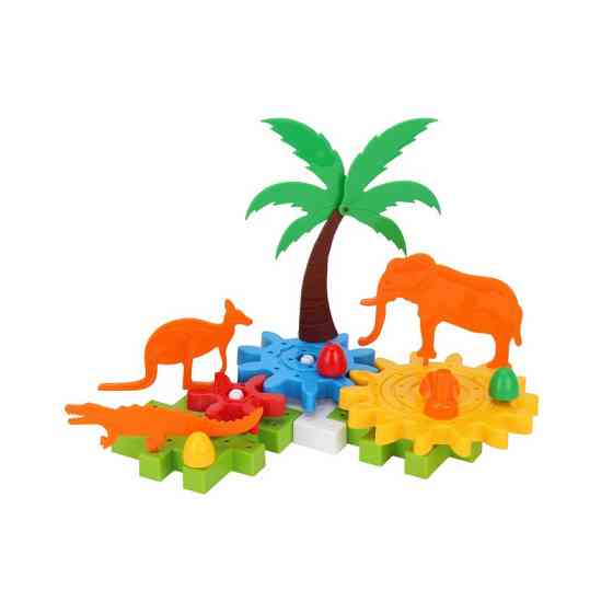 Дитячий набір конструктора "Шестерні з тваринами" 3763TXK 118 деталей Вінниця