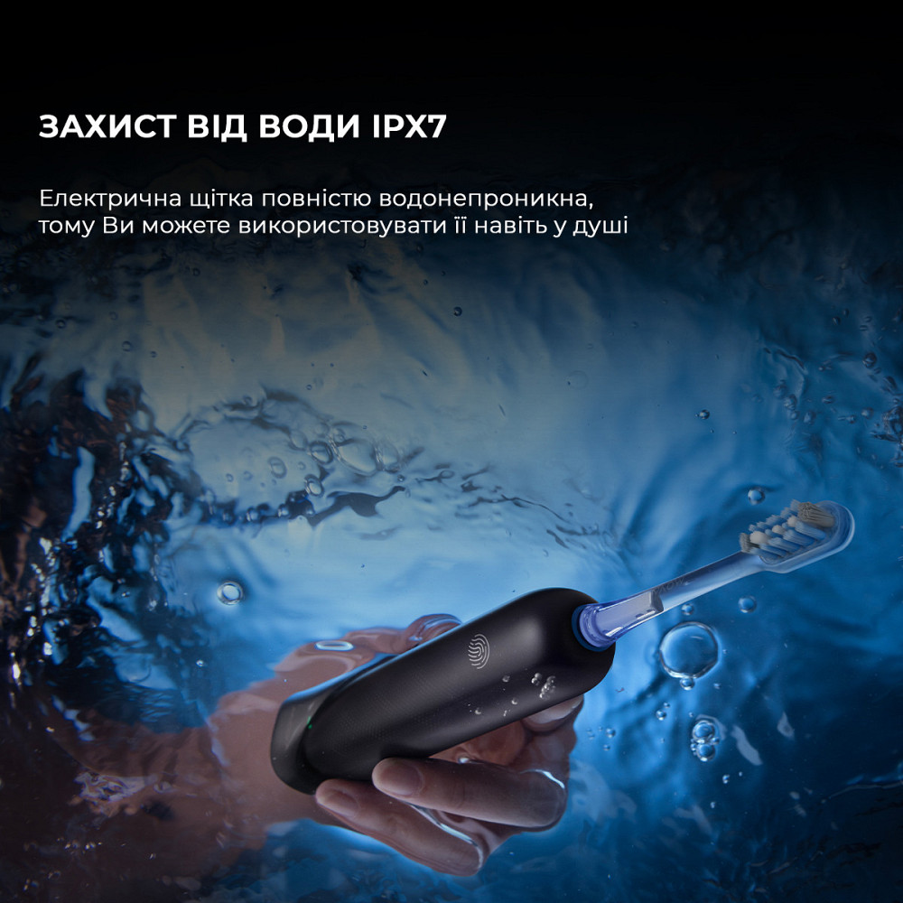 Зубна електрощітка Mova Fresh Pro Black (ATB15A-BK) ( Black ) Харків - фото 2
