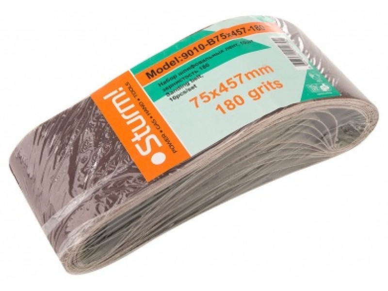 Шліфлента Sturm, 75x457, зерно 180, 10 шт 9010-B75x457-180 (читувати опис) Рівне - фото 1