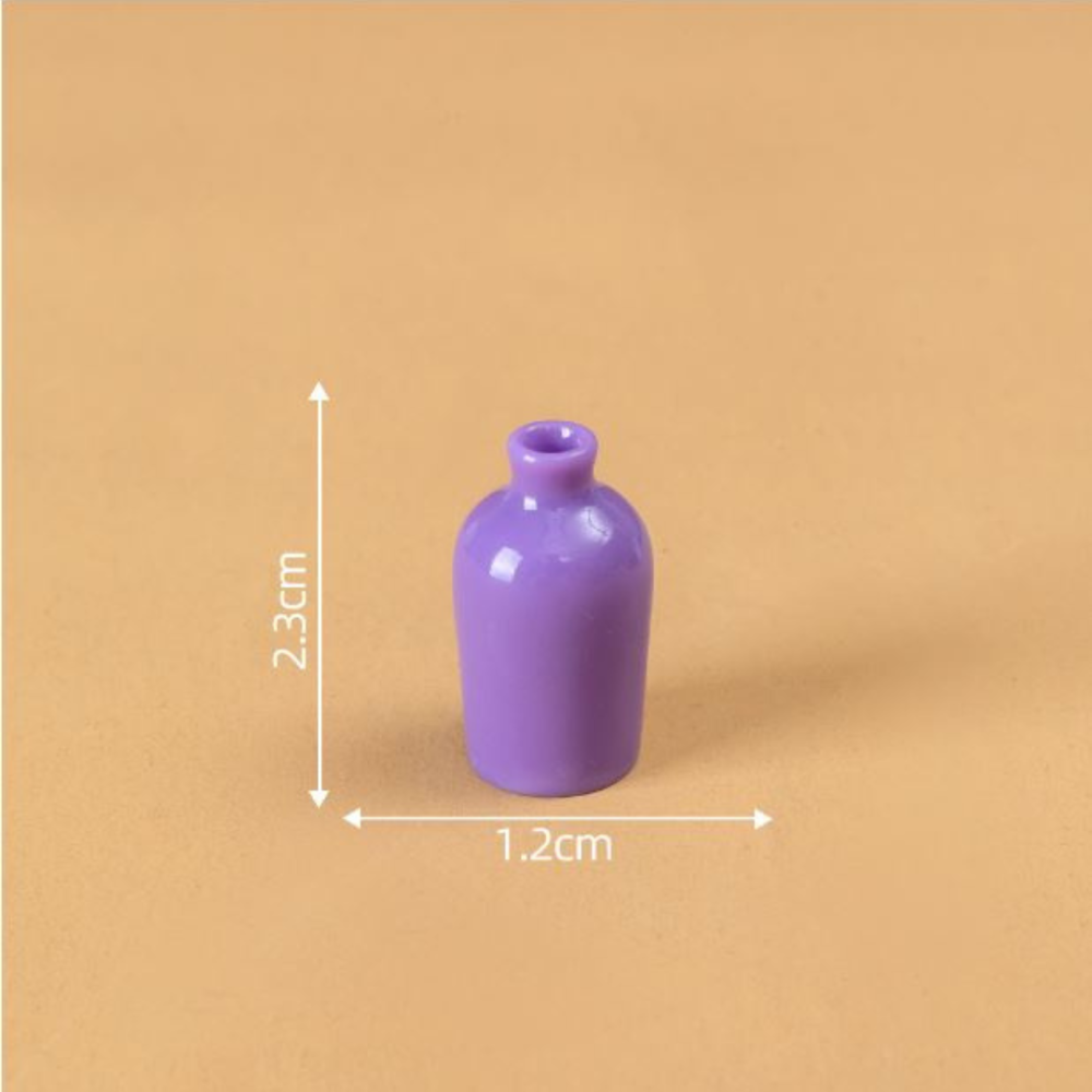 Фігурка Кошеня 4.5 х 2.3 см з серії "Кошенята з вазами" для флораріуму, моделювання Фіолетова 2 Одеса - фото 4