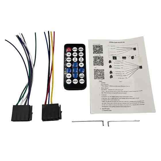 Автомагнитола 1DIN Blaskar BL-02185 (Bluetooth/2USB/MicroSD/AUX/FM) RGB подсветка + пульт Харьков