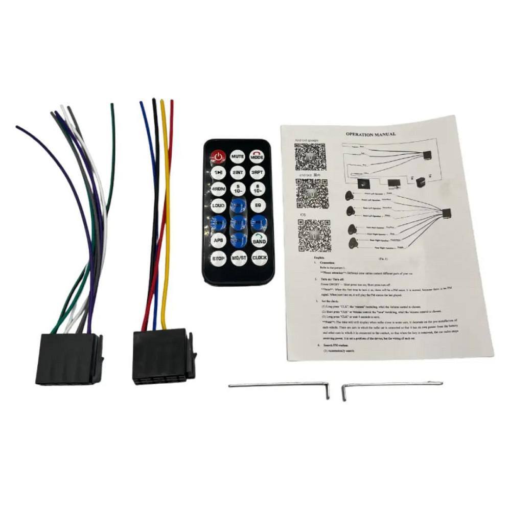 Автомагнитола 1DIN Blaskar BL-02185 (Bluetooth/2USB/MicroSD/AUX/FM) RGB подсветка + пульт Харьков - изображение 4