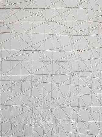 Шпалери вінілові на флізелін Sirpi Alta gamma Sempre 3 абстракція смужка павутинка золотиста на бірюзовому Київ