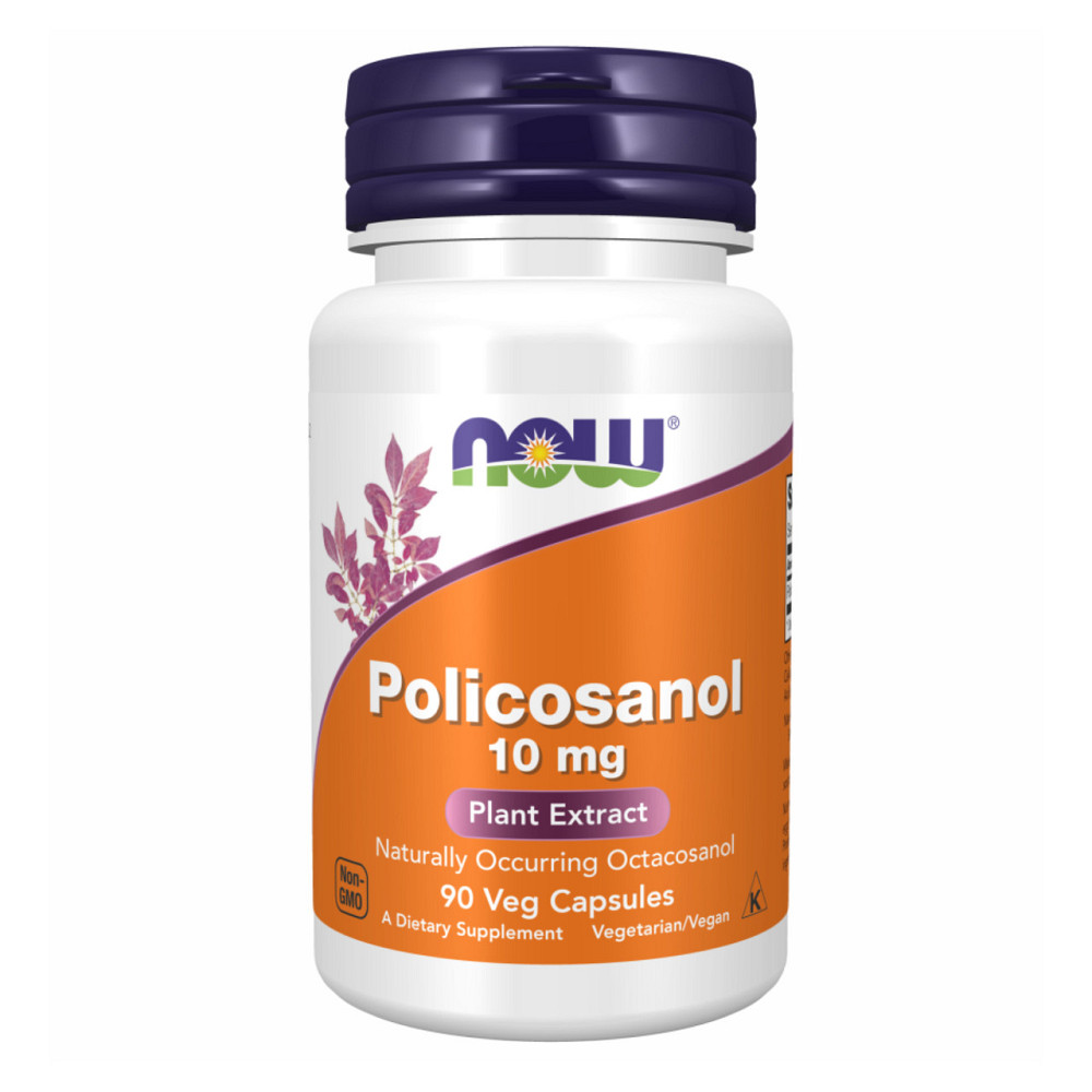 Поликозанол Now Foods Policosanol 10mg 90 veg caps Киев - изображение 1