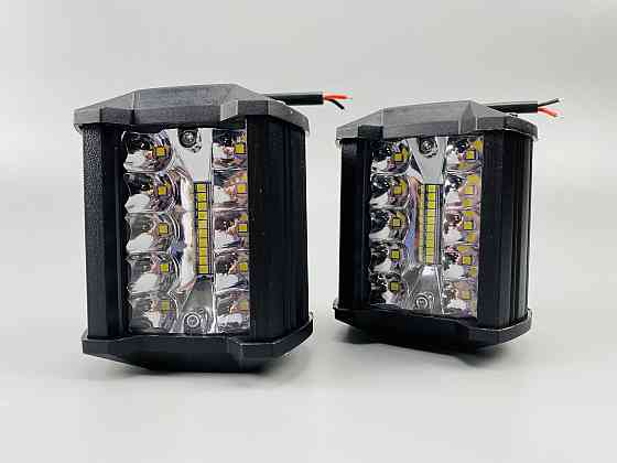 Фара світлодіодна LED прямокутна 60W (20 діодів), робоче світло для автомобіля Мукачево