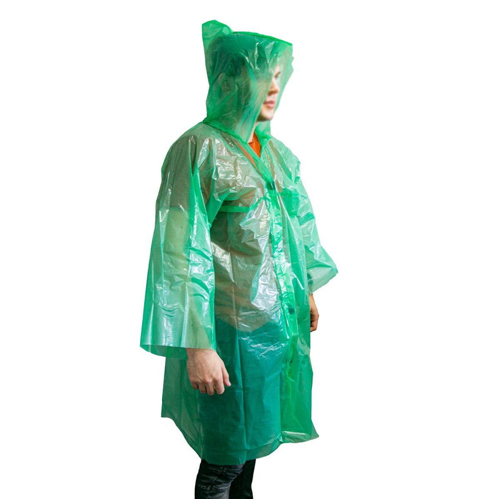 Плащ-дощовик на кнопках рибальський зелений розмір 3XL 62-68 Київ - фото 2