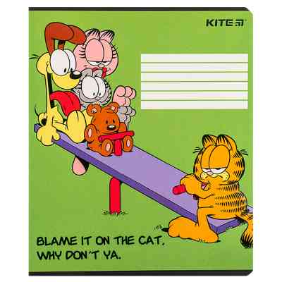 Тетрадь Kite Garfield, 18 листов, линия (GF24-237) Винница
