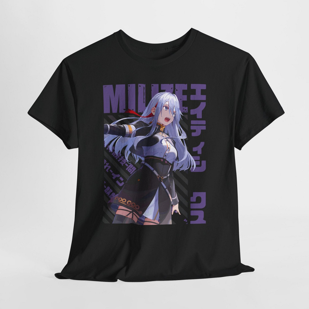 Футболка для хлопчика з аніме принтом Владілена Мілізе Ессентіал Хеавй оверсайз (зріст від 165 до 180) Чорний AnimeJ0746m Дніпро - фото 5