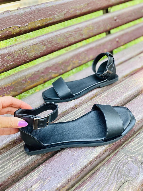 ARLEN Босоніжки жіночі ARLEN Бос-01/03 чорні (літо, шкіра натуральна) (4066) 37 Коломия - фото 1