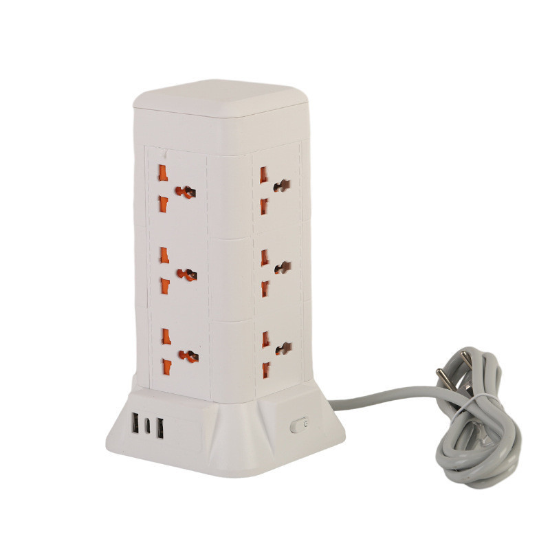 Удлинитель с 9 розетками, 2 USB, Type-C и беспроводной зарядкой Київ - фото 1