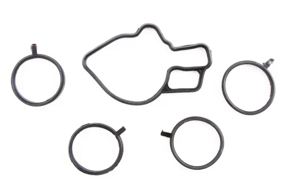 Прокладка коллектора 2112 впускного дрос. заслонки + газового канала Flagmus черная (5 шт.) Винница