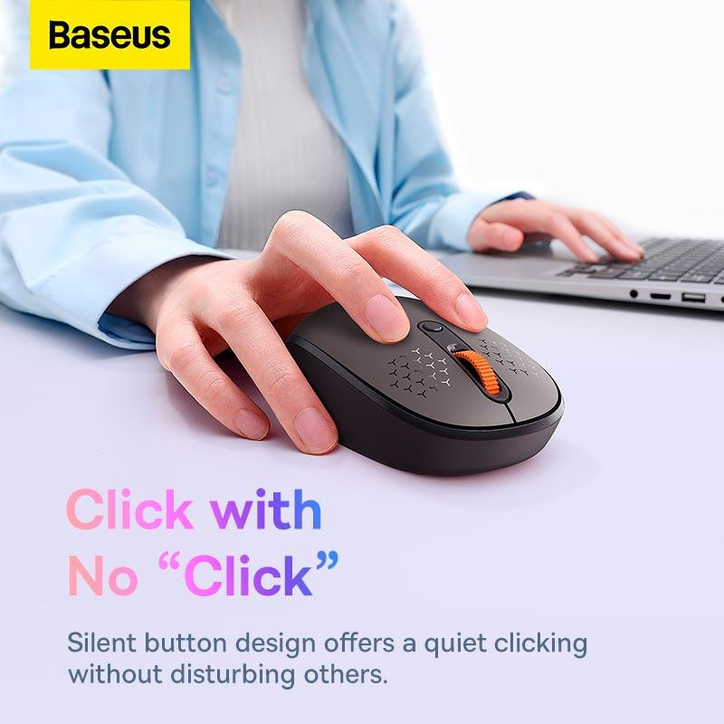Беспроводная мышка Baseus F01a B01055502833-00 (Черная, 2.4G/BT5.0+BT3.0) Николаев - изображение 7