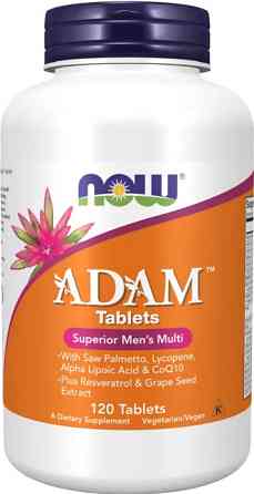 Витамины для мужчин Now Foods Adam 120 tabs Киев