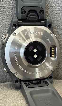 Garmin fenix 7S 42мм Silver with Graphite Band. Харьков
