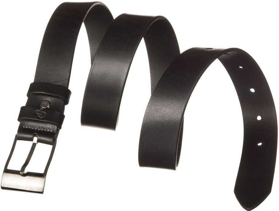 Ремінь чоловічий GRANDE PELLE 11032 Чорний Київ - фото 9