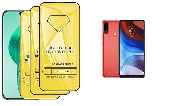 Захисне скло DefenzoGlass для Motorola Moto E7 Power, Moto E7i Power – подвійна міцність Київ