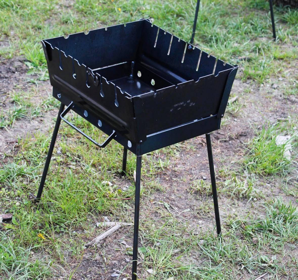 Мангал-чемодан 6 шампурів 3 мм Харків - фото 3