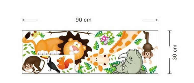 Наклейка на стіну "Звірята" Київ - фото 3