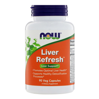 Трави Now Foods Детоксикатор і Регенератор Печінки, 90 гелевих капсул (NOW-02448) Вінниця - фото 1