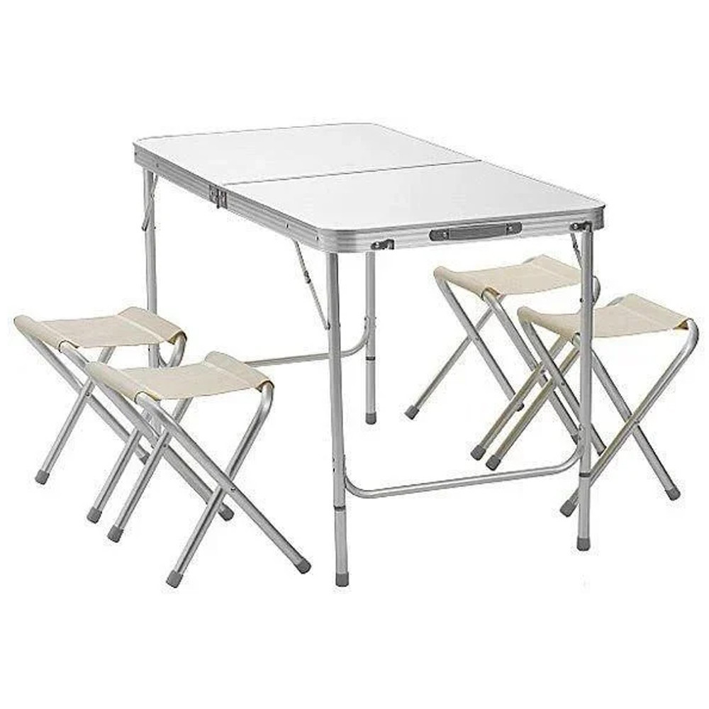 Стол складной туристический Folding Table. 120х60х55/60/70 см, для пикника. Одесса - изображение 5