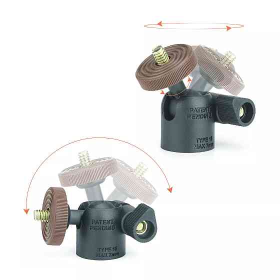 Кульова головка 360° на штатив для телефону камери Linco A020 Київ