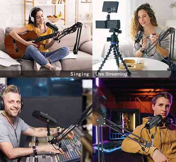 Игровой микрофон ‼️ + кранштейн ‼️ + студийная версия. Харьков