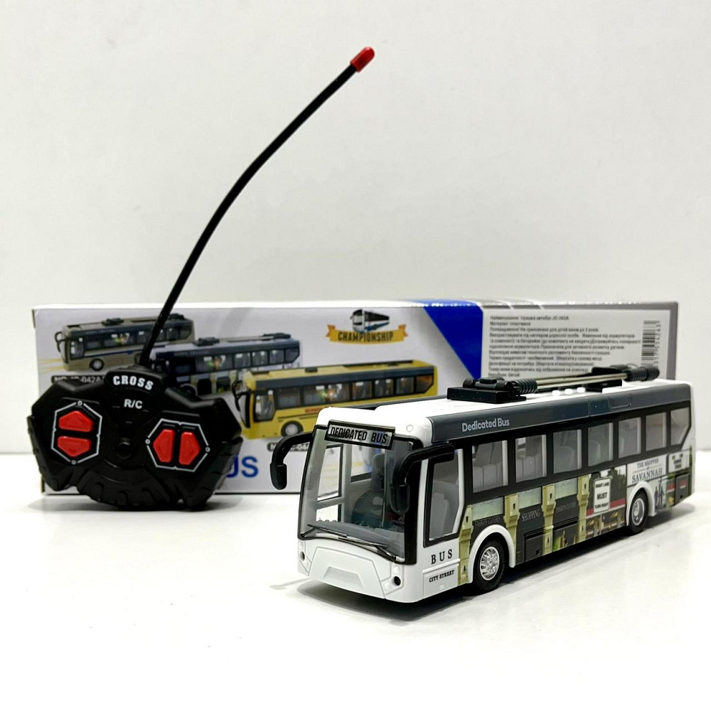 Тролейбус на радіокеруванні 21 см Білий (JC-043A) Чернигов - изображение 3