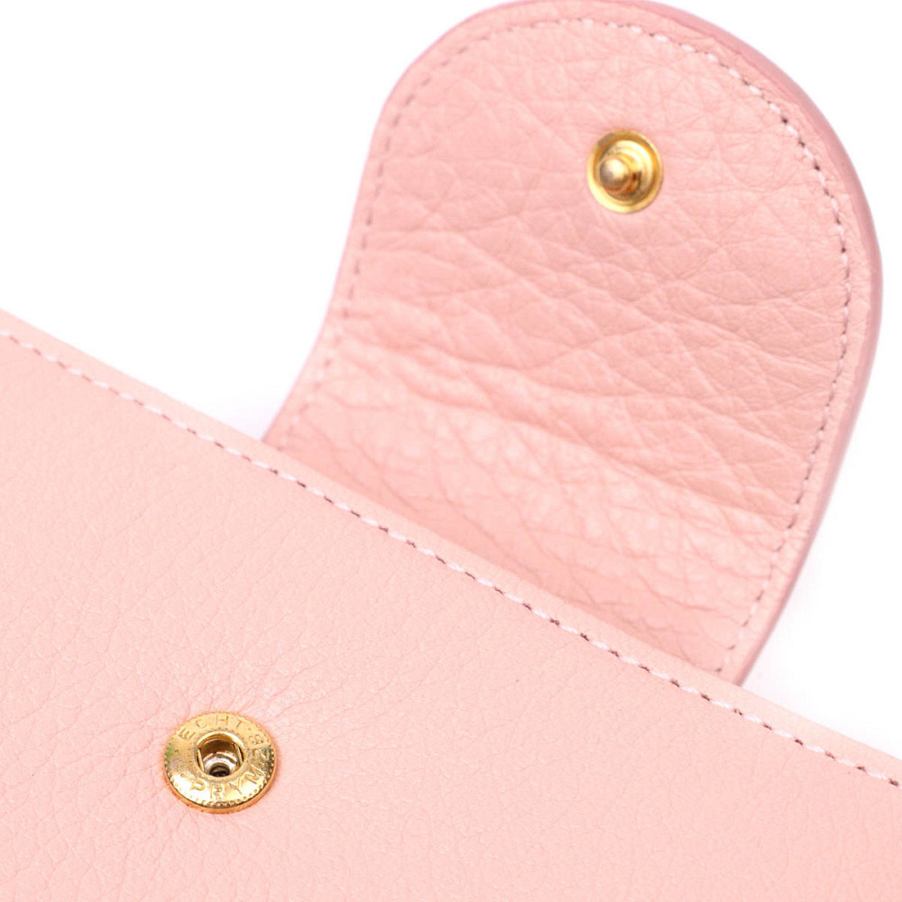 Практичный женский кошелек нежного цвета из натуральной кожи (Tony Bellucci) Киев - изображение 9