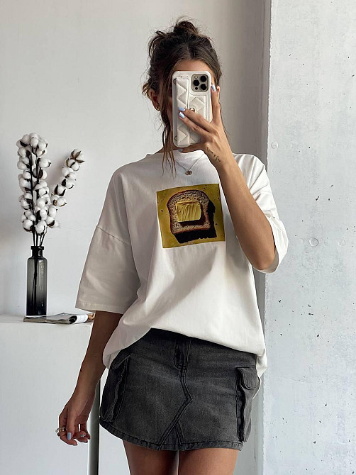 Женская базовая футболка из кулирного трикотажа хлопок Одесса - изображение 1