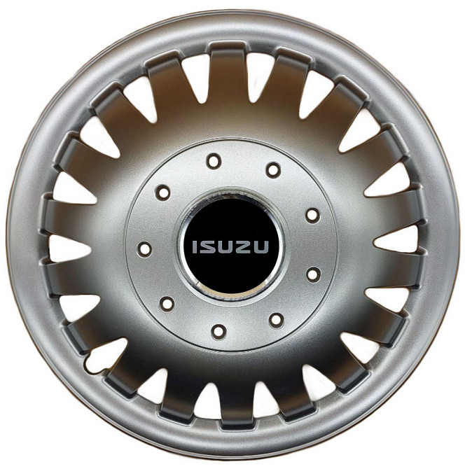 Автомобільні модельні ковпаки R15 Isuzu 320 4шт, SJS, сріблясті Київ - фото 1