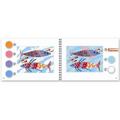 Набір для творчості Djeco Рисование песком и блестками Радужные рыбки (DJ08661) Вінниця