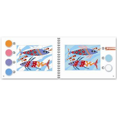 Набір для творчості Djeco Рисование песком и блестками Радужные рыбки (DJ08661) Вінниця - фото 4