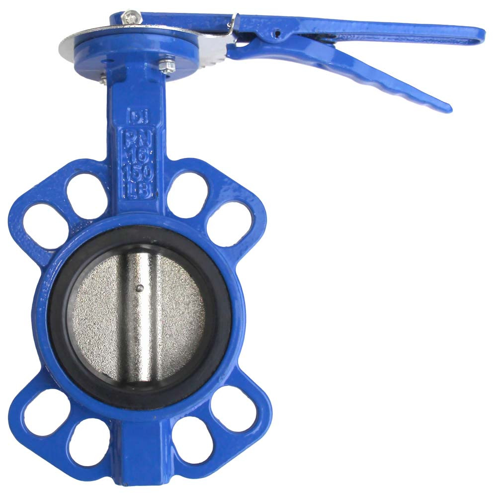 Flora Затвор межфланцевый "баттерфляй" 3'' корпус чугун (GGG50) диск чугун (GGG50) EPDM PN16 FL Коломия - фото 4