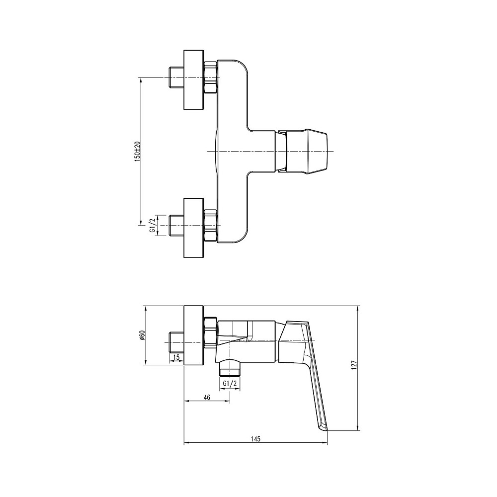 Змішувач для душа TOPAZ LEXI TL 21701-H57-GB cartridge D35 титан блиск PVD (комплект) Луцк - изображение 7