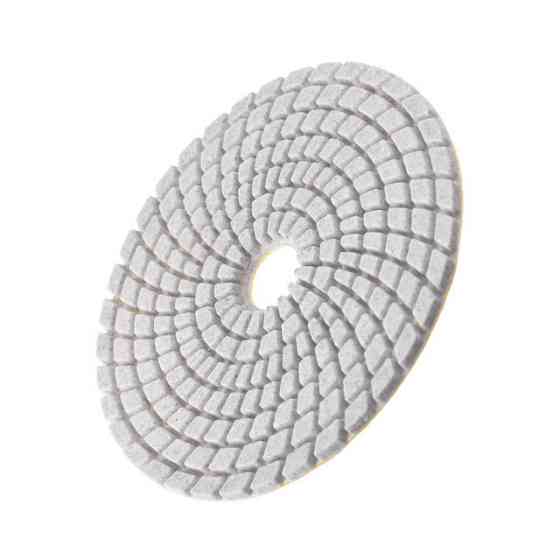 Окружность алмазная шлифовальная, гибкая на липучке 100 мм P80. INTERTOOL BT-0906 Киев