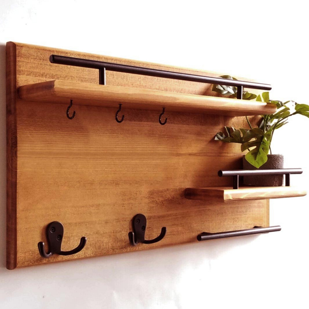 Ключниця дерев'яна "Шверін" сієна Миколаїв - фото 1