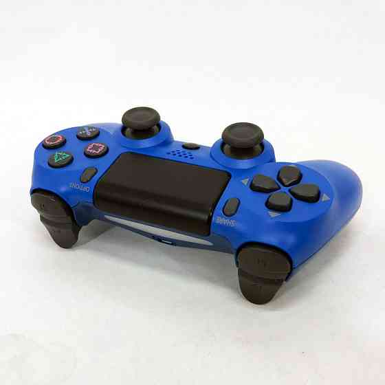 Джойстик DOUBLESHOCK для PS 4, бездротовий ігровий геймпад PS4/PC акумуляторний джойстик. Колір синій MI-38 Львів