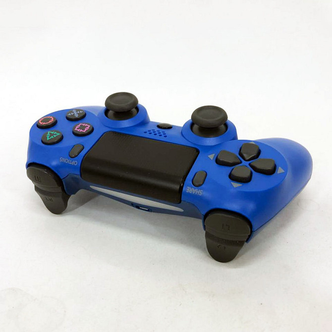 Джойстик DOUBLESHOCK для PS 4, бездротовий ігровий геймпад PS4/PC акумуляторний джойстик. Колір синій MI-38 Львів - фото 5