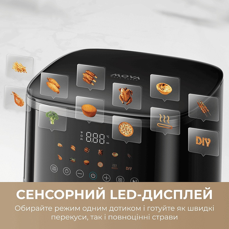Мультипіч Mova AeroChef FD10 Pro Max Black (MOVA-FD10-PMAX-B) ( 19543 ) Харків - фото 10