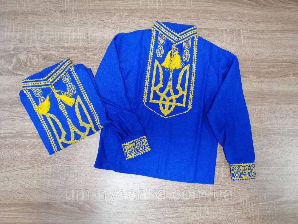 Хлопчача лляна вишиванка 