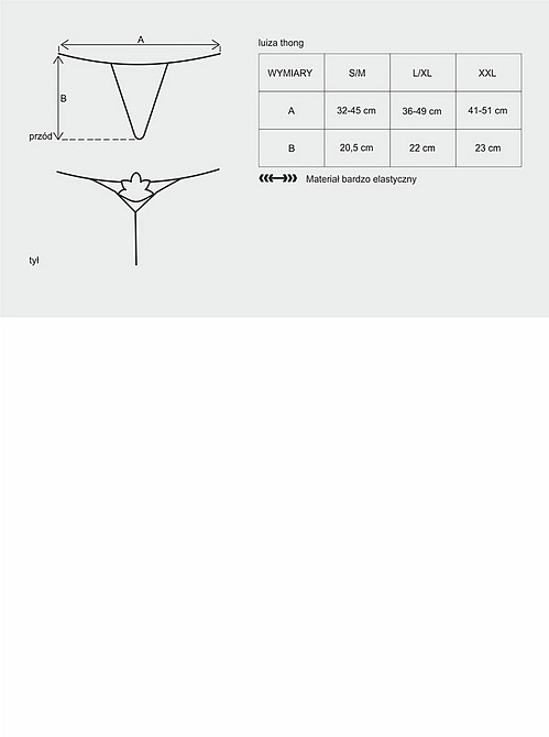 Еротичні стрінги Obsessive String L/XL Sex Aura Київ - фото 4
