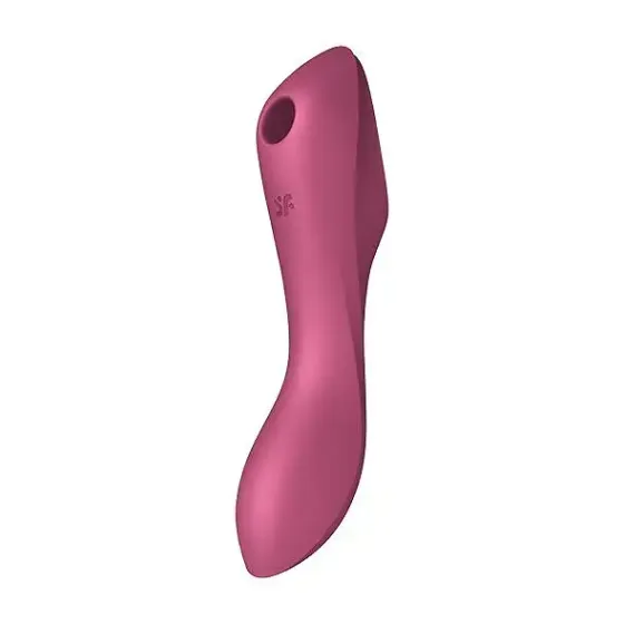 Вакуумний стимулятор із вібрацією Satisfyer Curvy Trinity 3 Red Львів