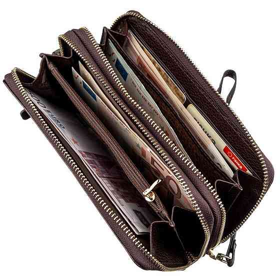 Женский лаковый клатч ST Leather 18908 Коричневый Киев