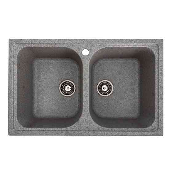 PLATINUM Гранітна мийка для кухні Platinum 7950 Equatoria матовий Сірий Київ