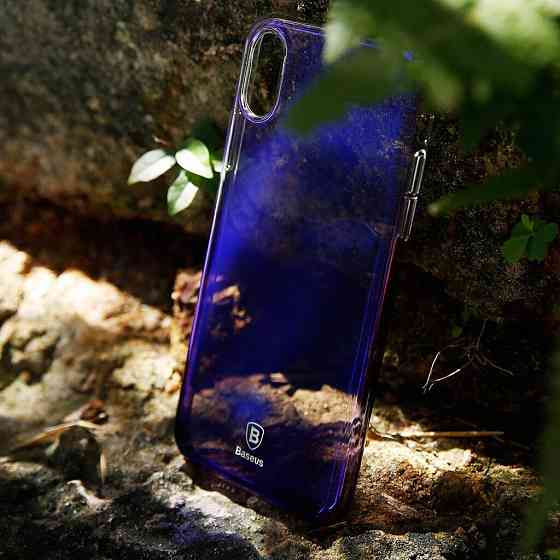 Чохол Baseus для iPhone X/Xs Glaze Purple (WIAPIPHX-GC01) Київ