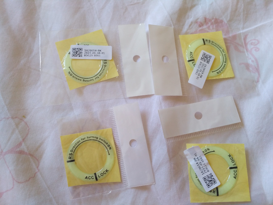 Наклейка на замок зажигания фосфорная авто, мото Киев - изображение 8